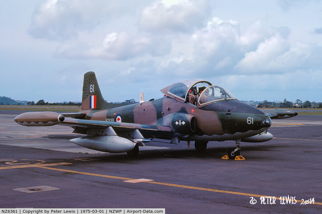 NZ6361, 1970 BAC 167 Strikemaster Mk.88 C/N 301, RNZAF 14 Squadron