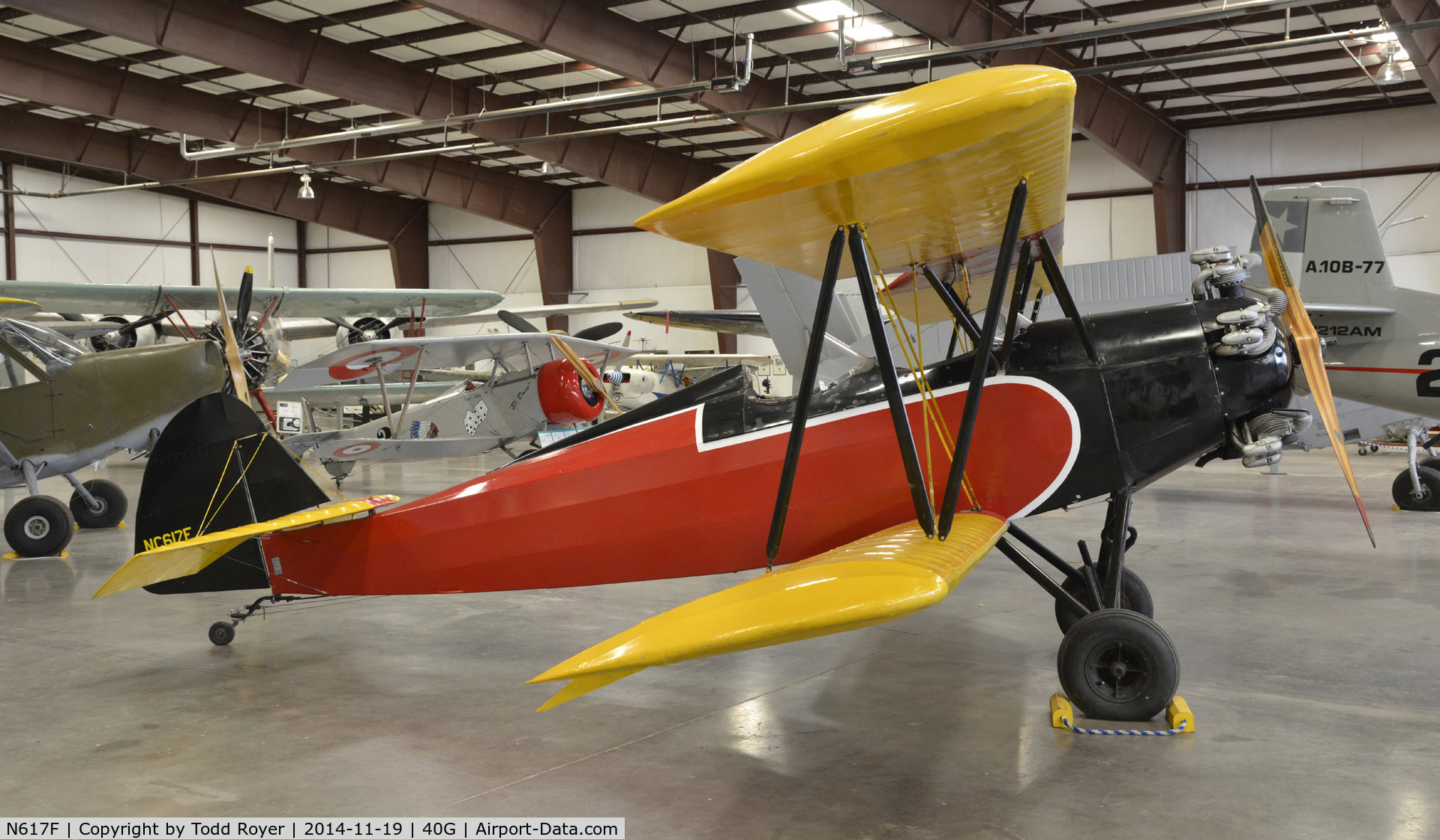 N617F, 1929 Fleet Model 2 C/N 193, On display at the Planes of Fame Valle location