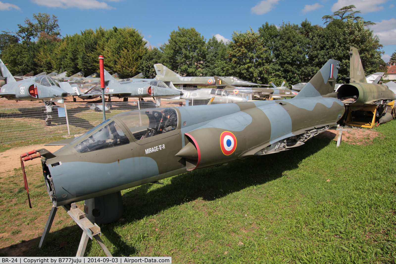 BR-24, Dassault Mirage 5BR C/N 324, at Savigny-les-Beaune Museum