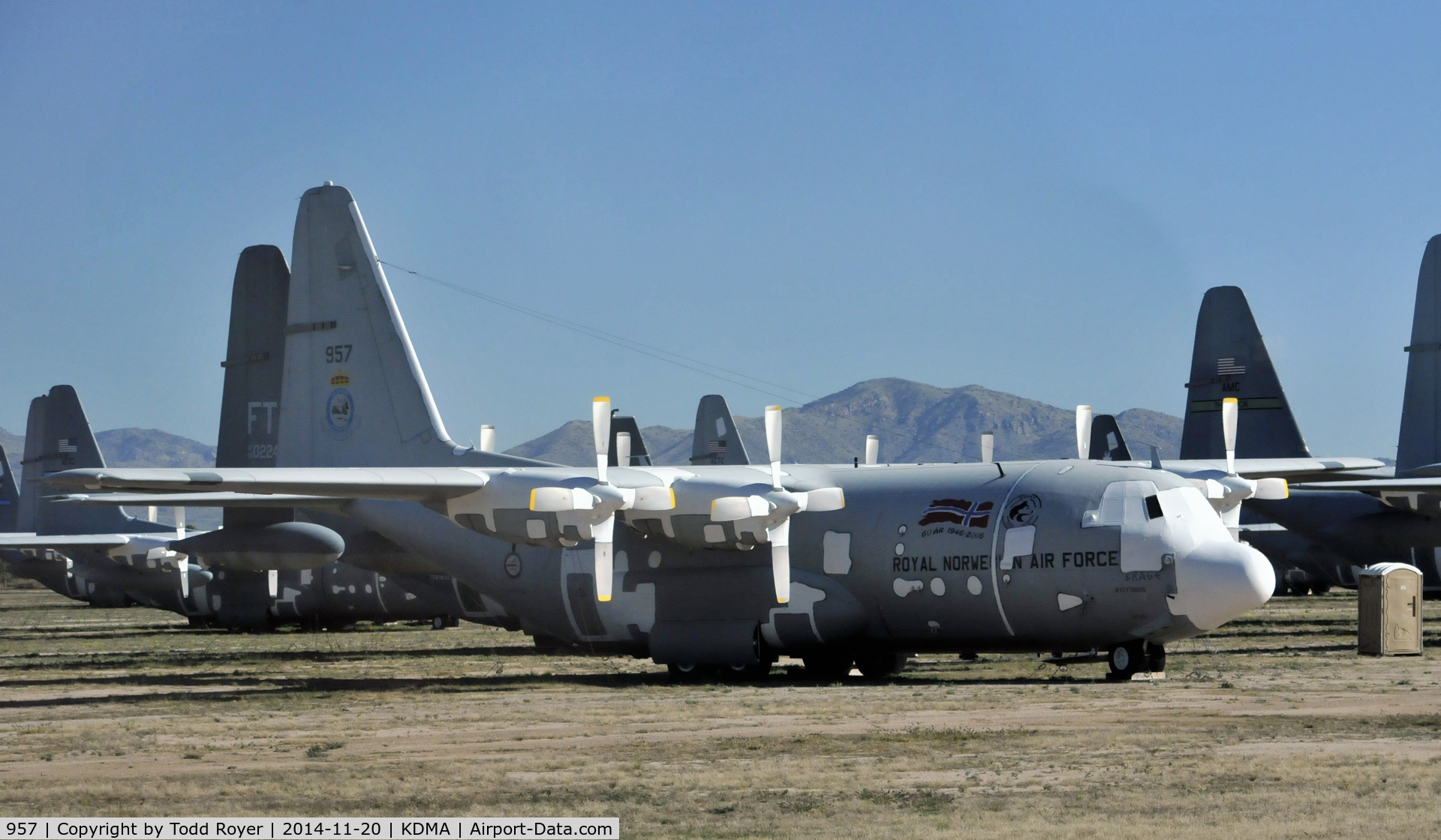 957, 1969 Lockheed C-130H Hercules C/N 382-4339, Passing time at the 