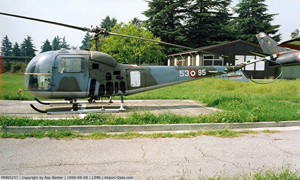 MM80257, Agusta AB-47J Ranger C/N 2038, Agusta-Bell 47J-3 Ranger [2038] (Italian Air Force) Cameri-Novari~I 08/09/1999