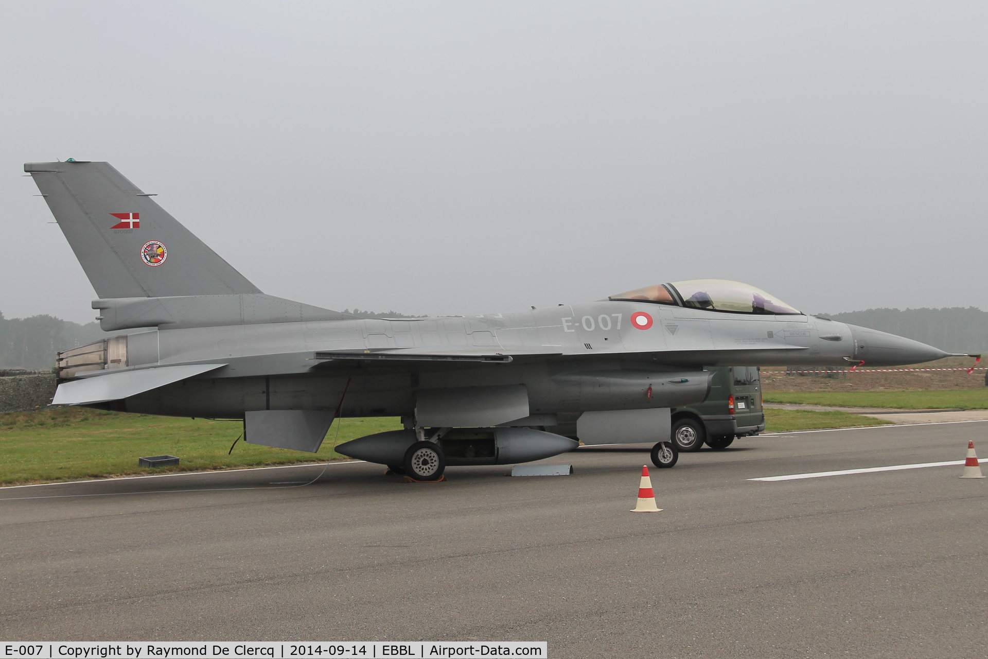 E-007, 1988 Fokker F-16AM Fighting Falcon C/N 6F-50, Kleine Brogel Airshow 2014.