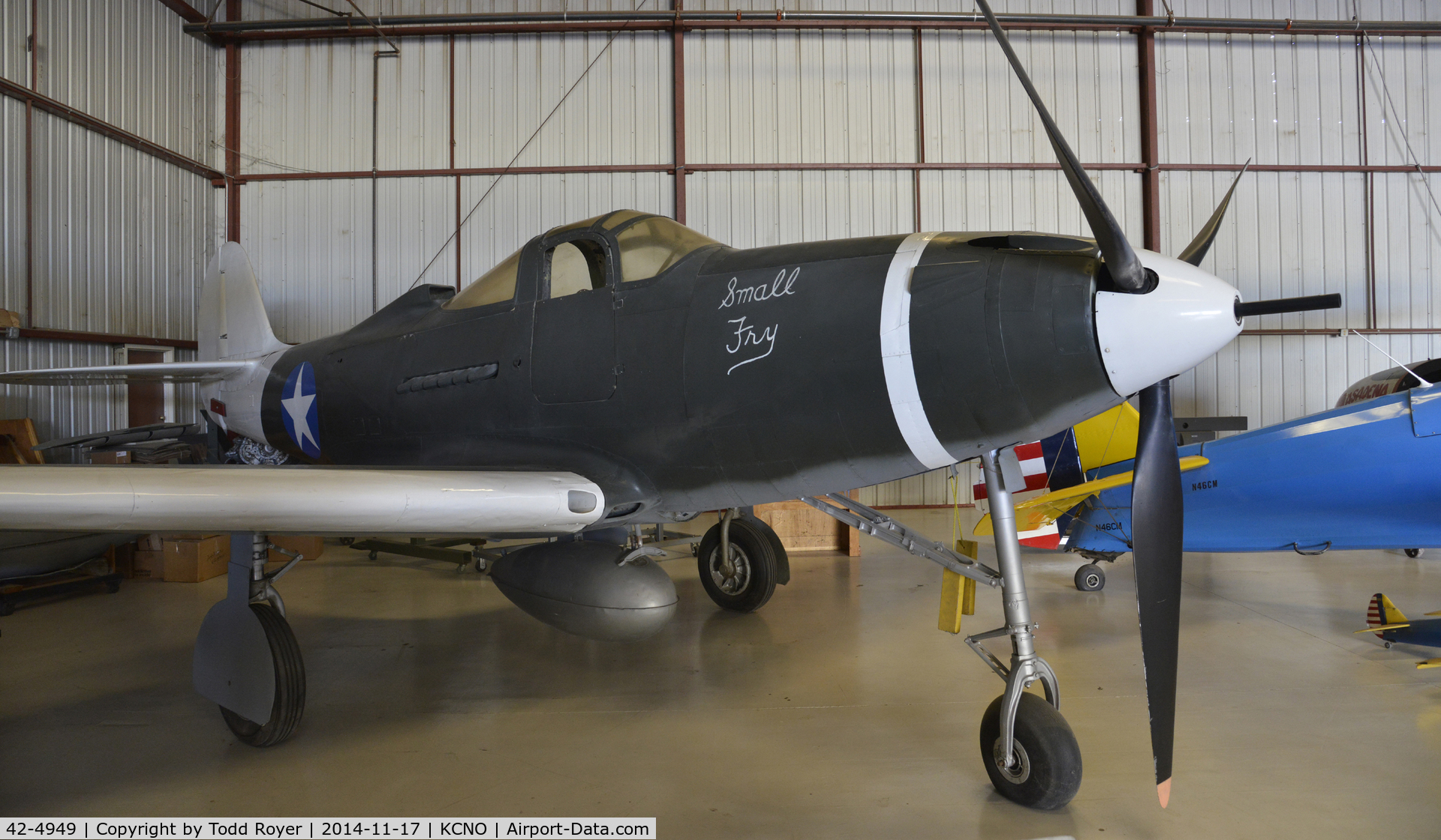 42-4949, Bell P-39N Airacobra C/N Not found 42-4949, On display at the Planes of Fame Chino location