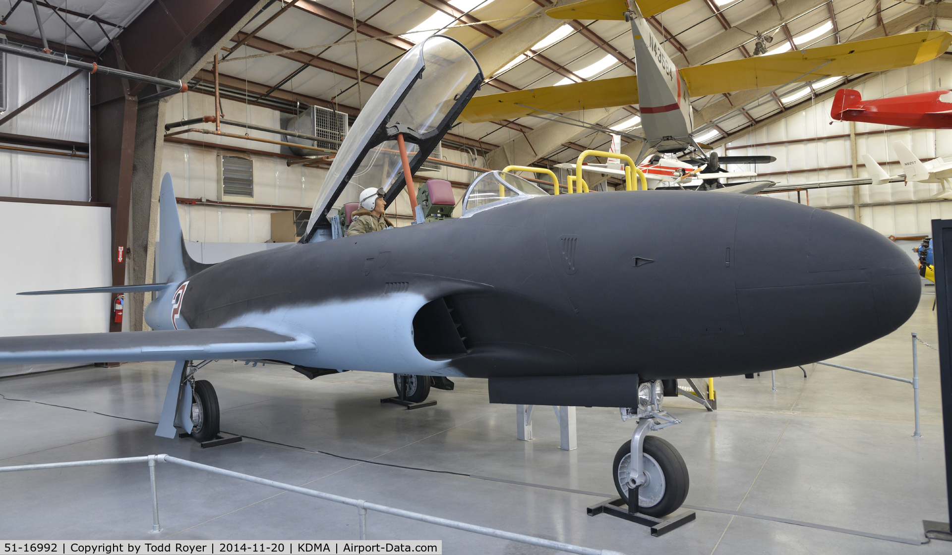 51-16992, 1951 Lockheed T-33A Shooting Star C/N 580-7111, On display at the Pima Air and Space Museum