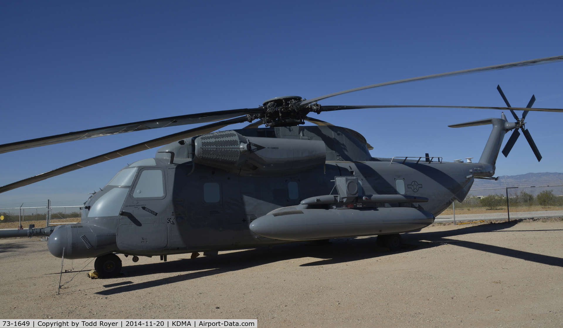 73-1649, Sikorsky MH-53J Pave Low III C/N 65-387, On display at the Pima Air and Space Museum