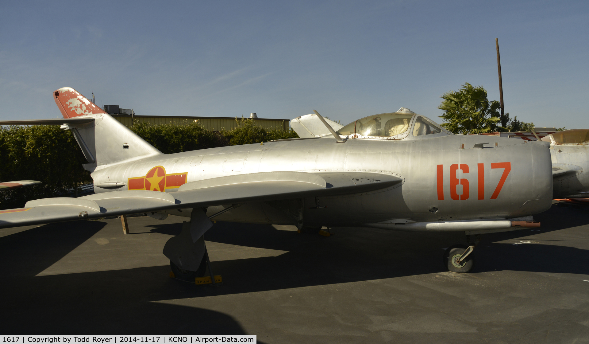 1617, PZL-Mielec Lim-5 (MiG-17F) C/N 1C1617, On display at the Planes of Fame Chino location