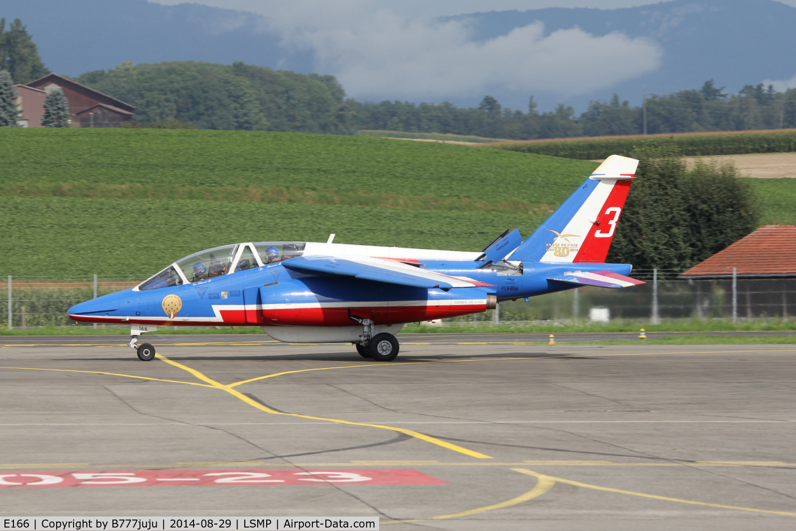 E166, Dassault-Dornier Alpha Jet E C/N E166, at AIR14