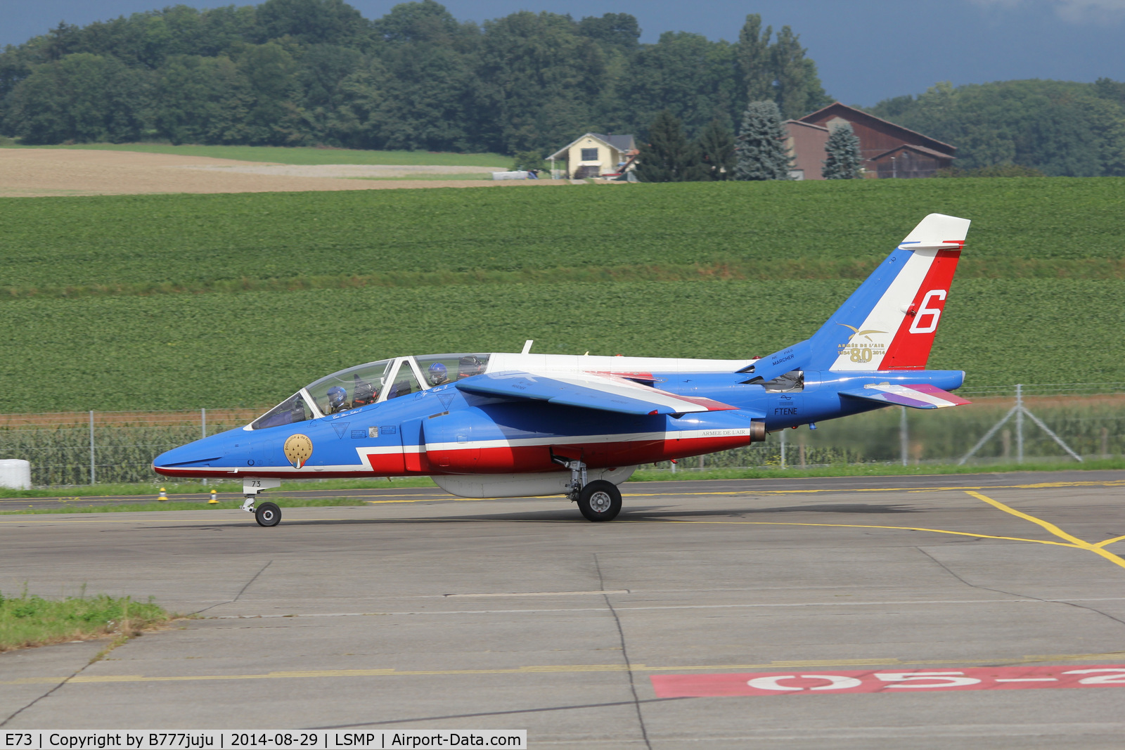 E73, Dassault-Dornier Alpha Jet E C/N E73, at AIR14