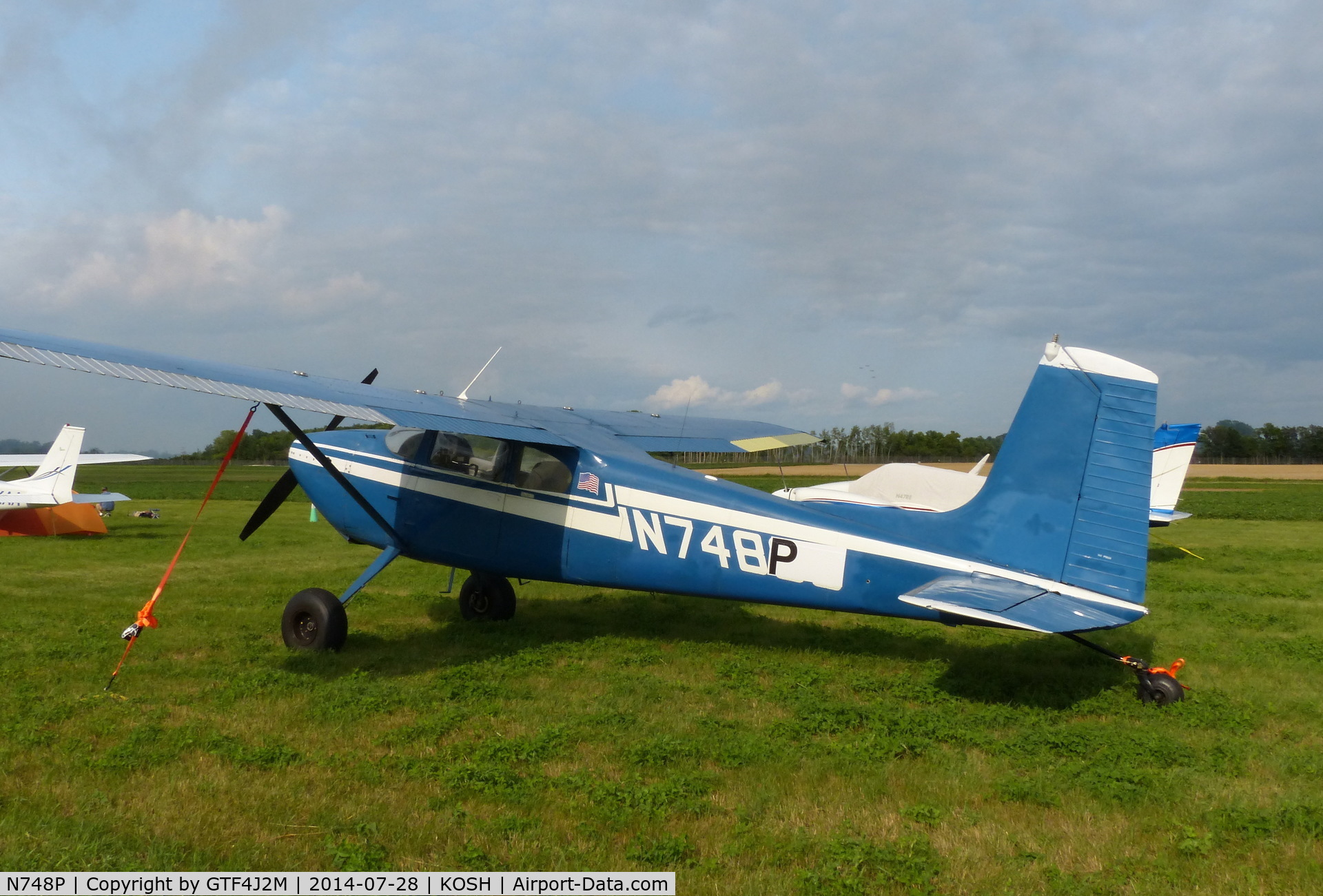 N748P, 1958 Cessna 180A C/N 50335, N748P   at Oshkosh 28.7.14