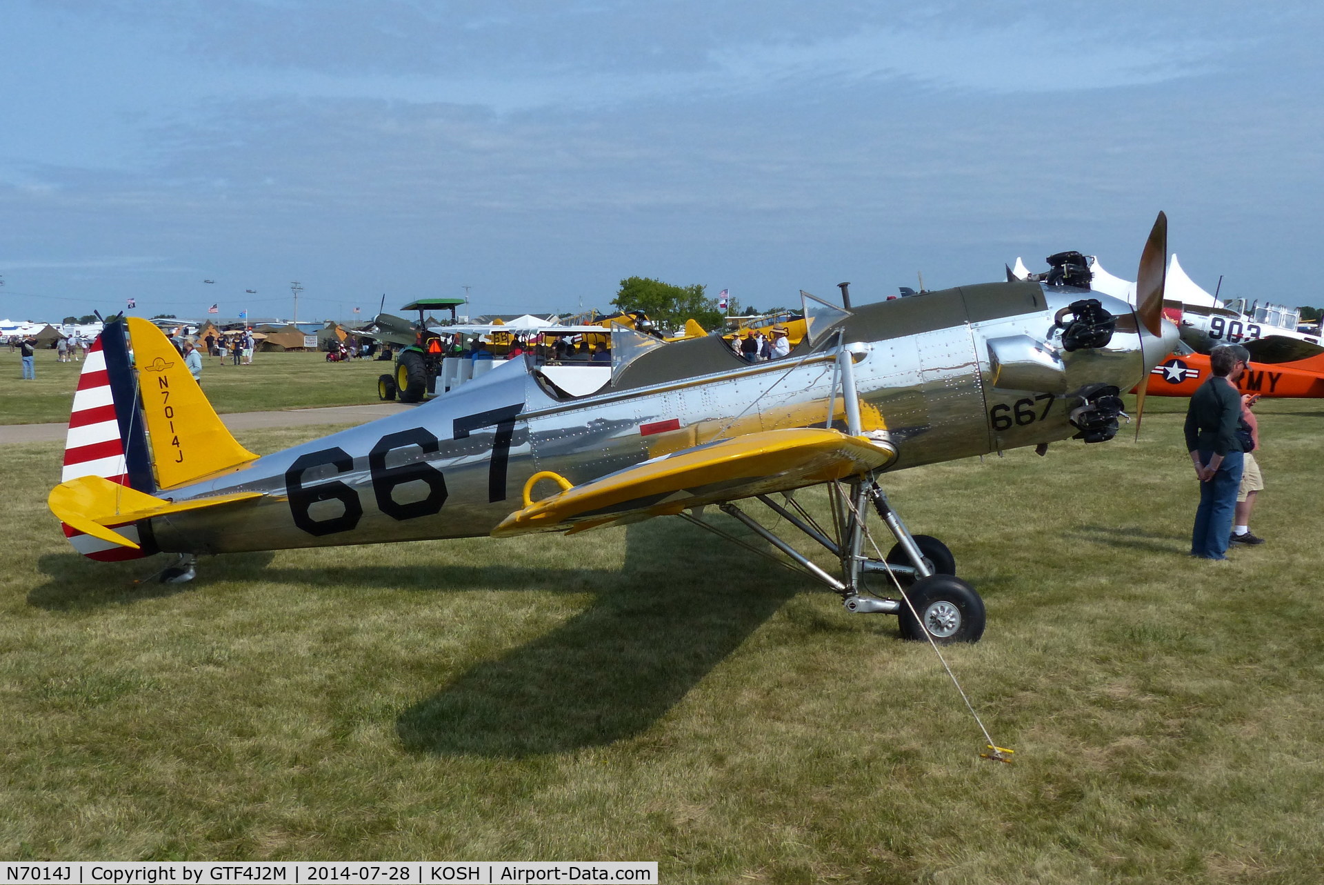 N7014J, 1942 Ryan Aeronautical ST3KR C/N 1876, N7014J 