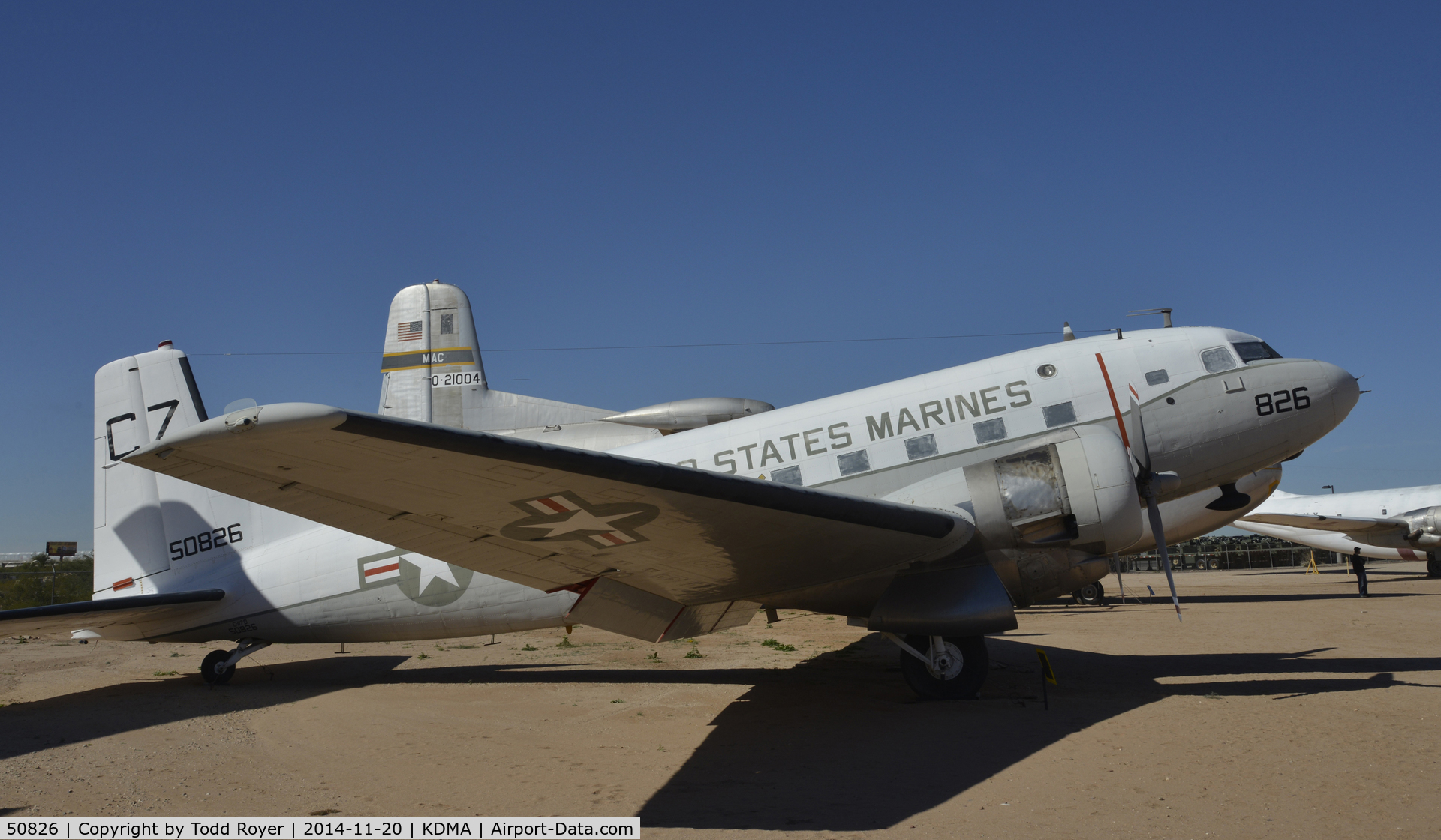 50826, Douglas C-117D C/N 43363, On display at the Pima Air and Space Museum