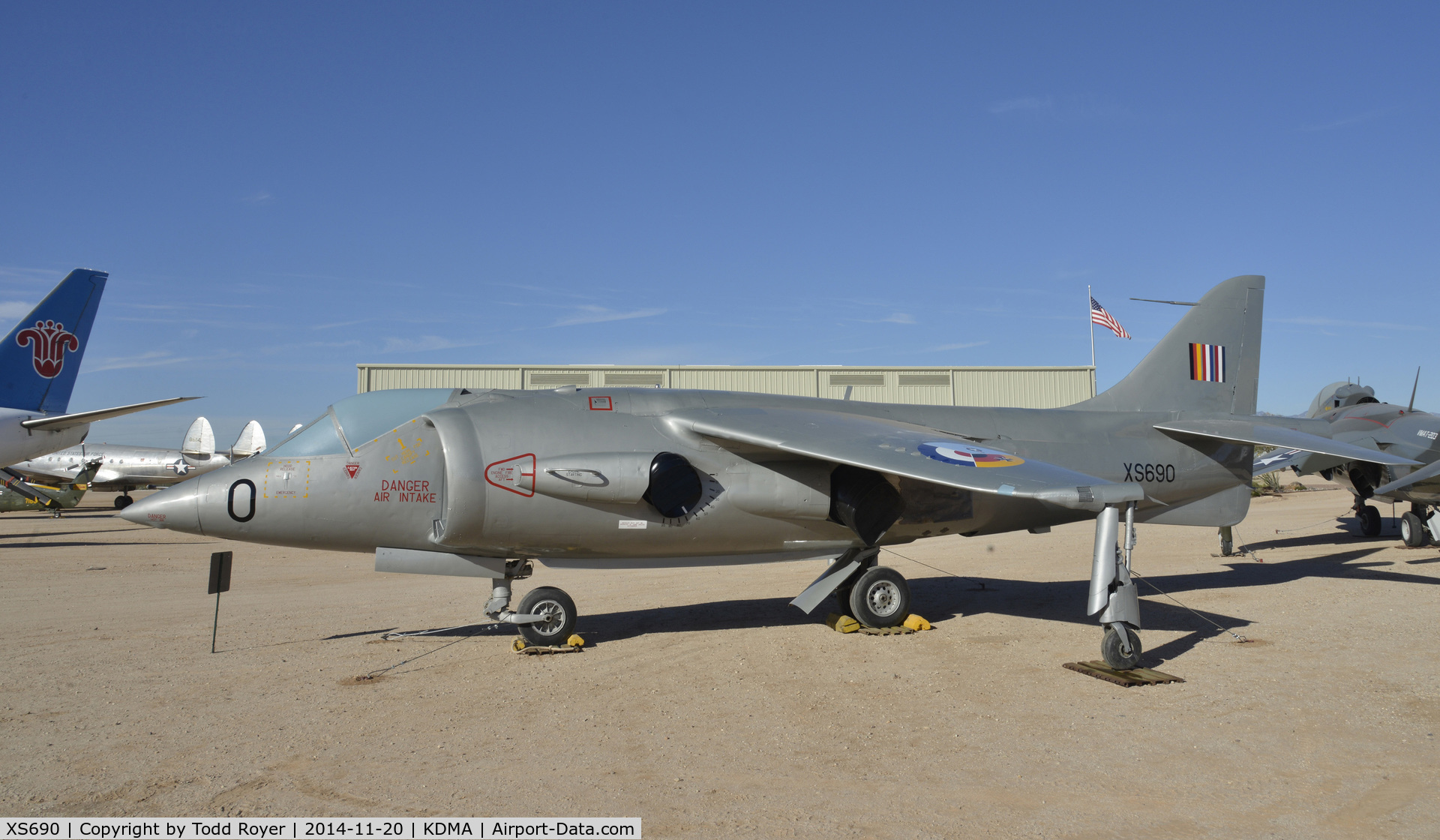 XS690, 1964 Hawker Siddeley XV-6A Kestrel C/N Not found XS690/64-18264, On Display at the Pima Air and Space Museum