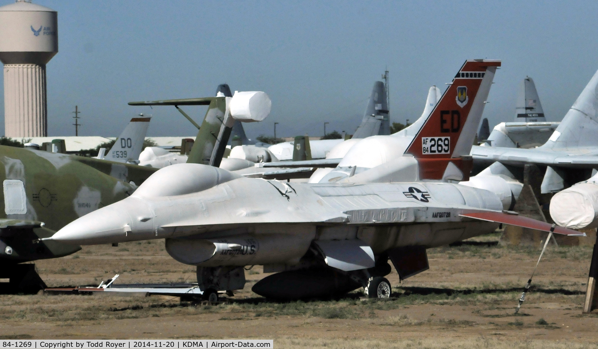 84-1269, General Dynamics F-16C Fighting Falcon C/N 5C-106, Passing time at the 