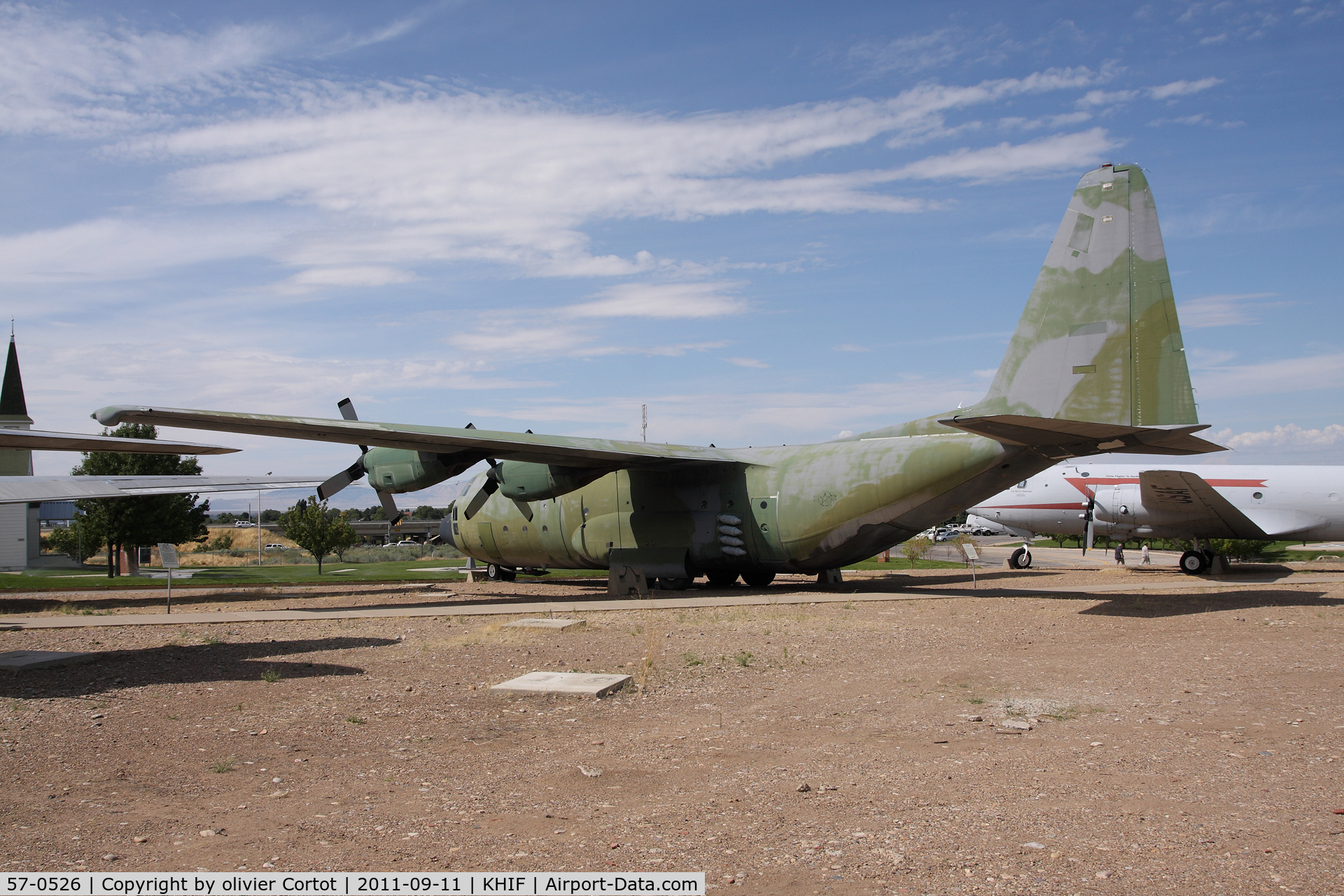 57-0526, 1957 Lockheed NC-130B Hercules C/N 282-3502, now rare european one camo scheme