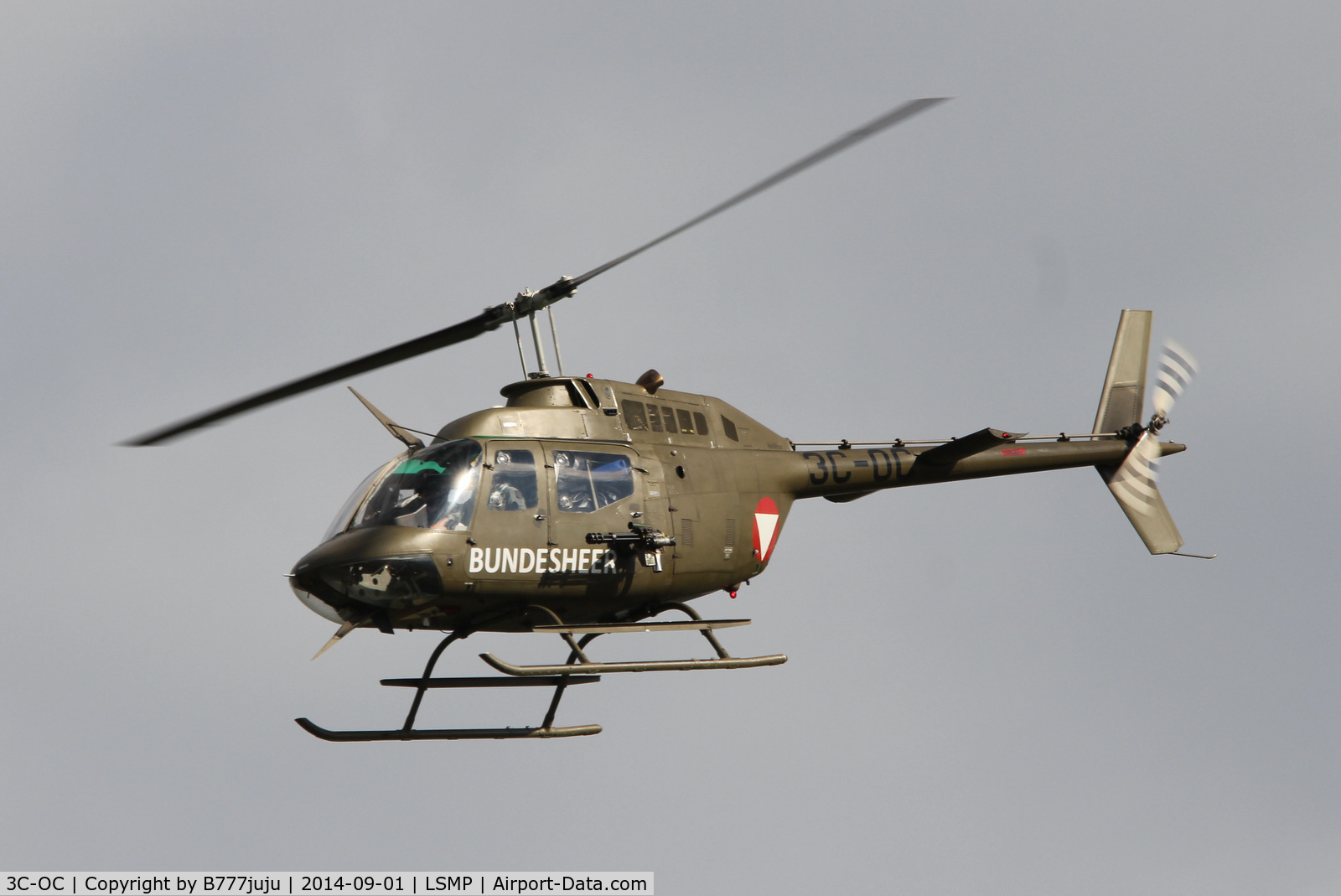 3C-OC, Bell OH-58B Kiowa C/N 42241, at AIR14