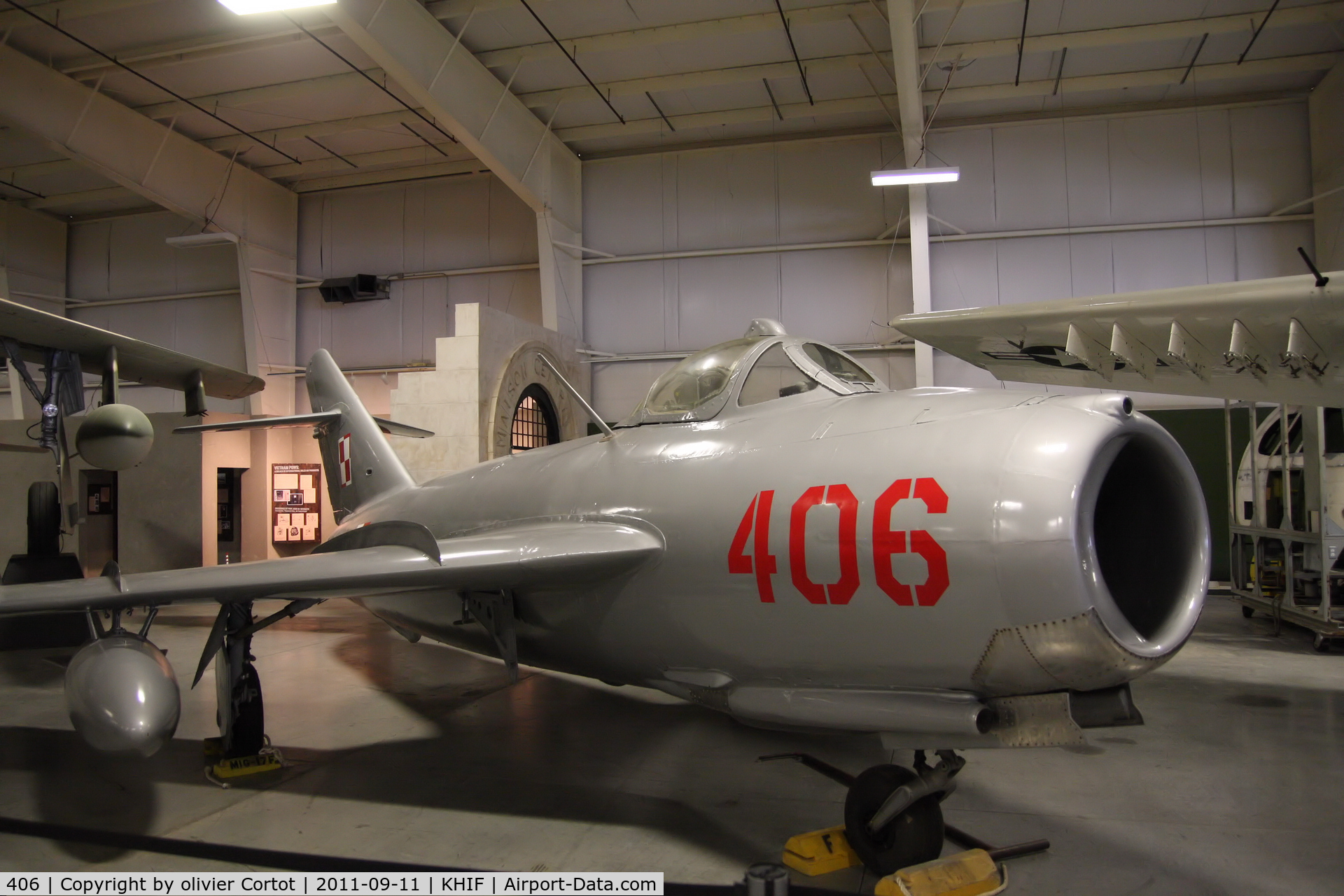 406, PZL-Mielec Lim-5 (MiG-17F) C/N 1C0406, Hill museum
