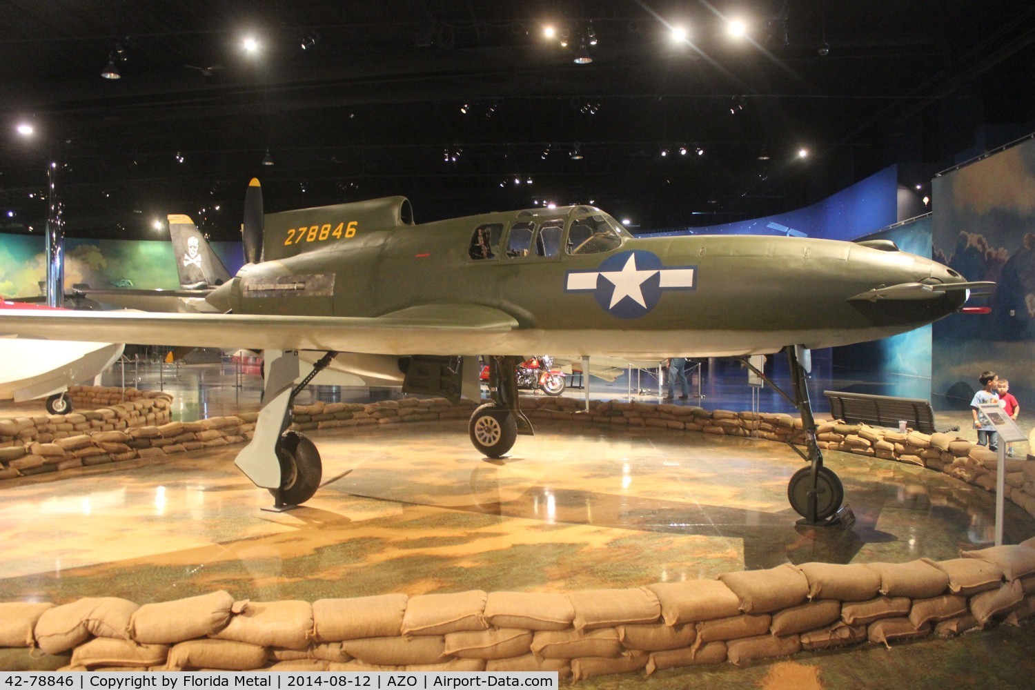 42-78846, 1943 Curtiss XP-55 Ascender C/N Not found 42-78846, Curtiss XP-55 Ascender