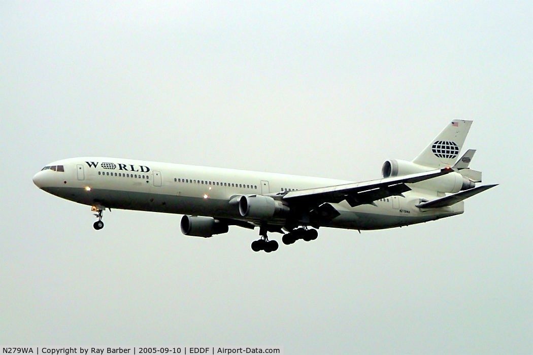 N279WA, 1998 McDonnell Douglas MD-11F C/N 48756, McDonnell-Douglas MD-11F [48756] (World Airways) Frankfurt~D 10/09/2005
