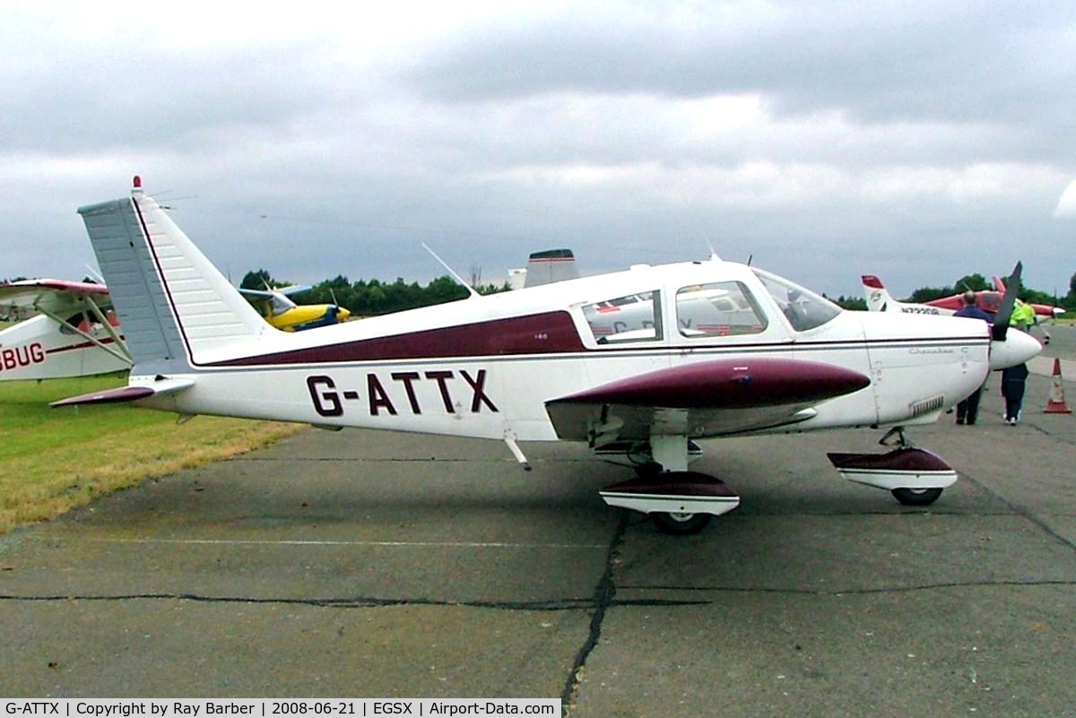 G-ATTX, 1966 Piper PA-28-180 Cherokee C C/N 28-3390, Piper PA-28-180 Cherokee C [28-3390] North Weald~G 21/06/2008