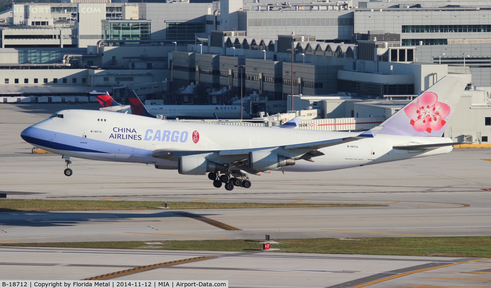 B-18712, 2003 Boeing 747-409F/SCD C/N 33729, China Airlines Cargo 747-400