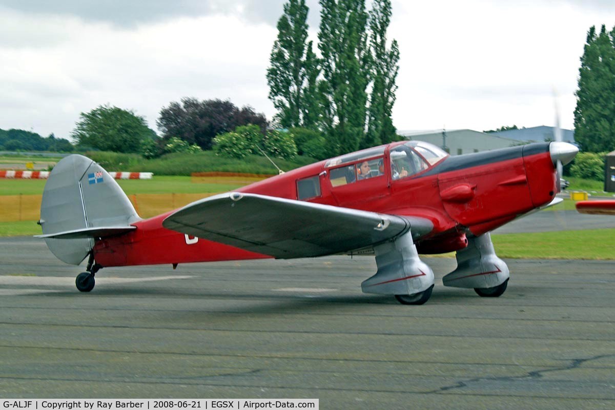 G-ALJF, 1947 Percival P-34A Proctor 3 C/N K.427, Percival P.34 Proctor IIIA [K.427] North Weald~G 21/06/2008