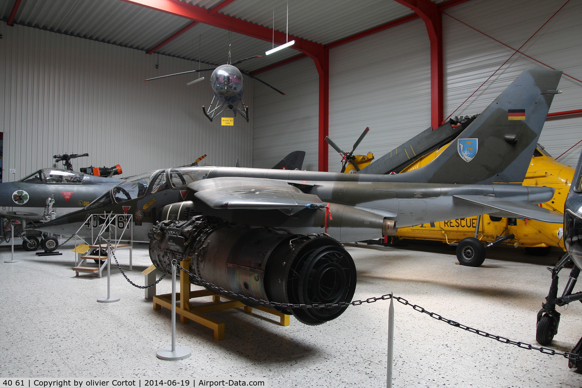 40 61, Dassault-Dornier Alpha Jet A C/N 0061, Hemmerskeil museum
