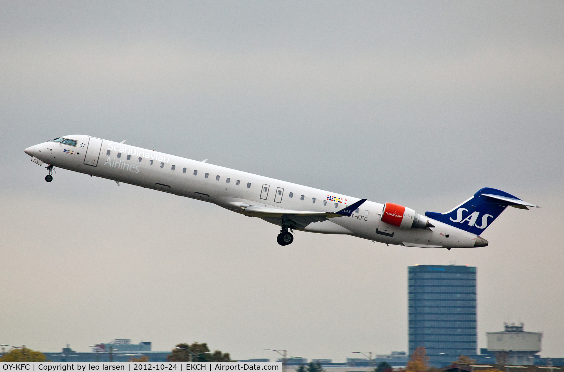 OY-KFC, 2009 Bombardier CRJ-900 (CL-600-2D24) C/N 15218, Copenhagen 24.10.12