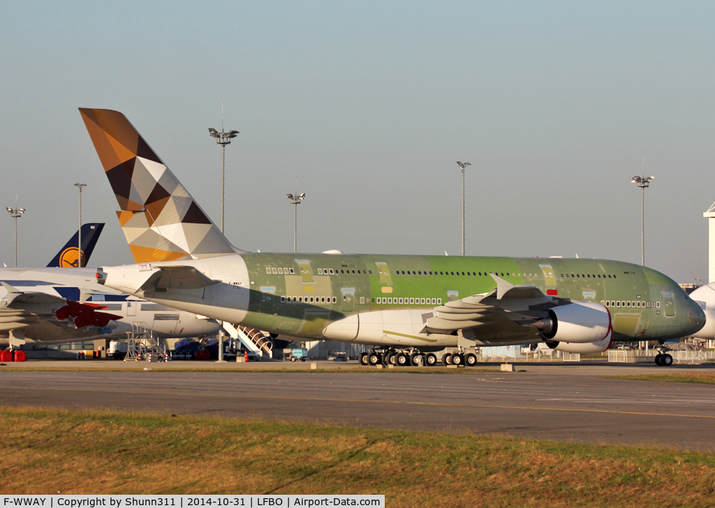 F-WWAY, 2014 Airbus A380-861 C/N 0176, C/n 0176 - For Etihad Airways