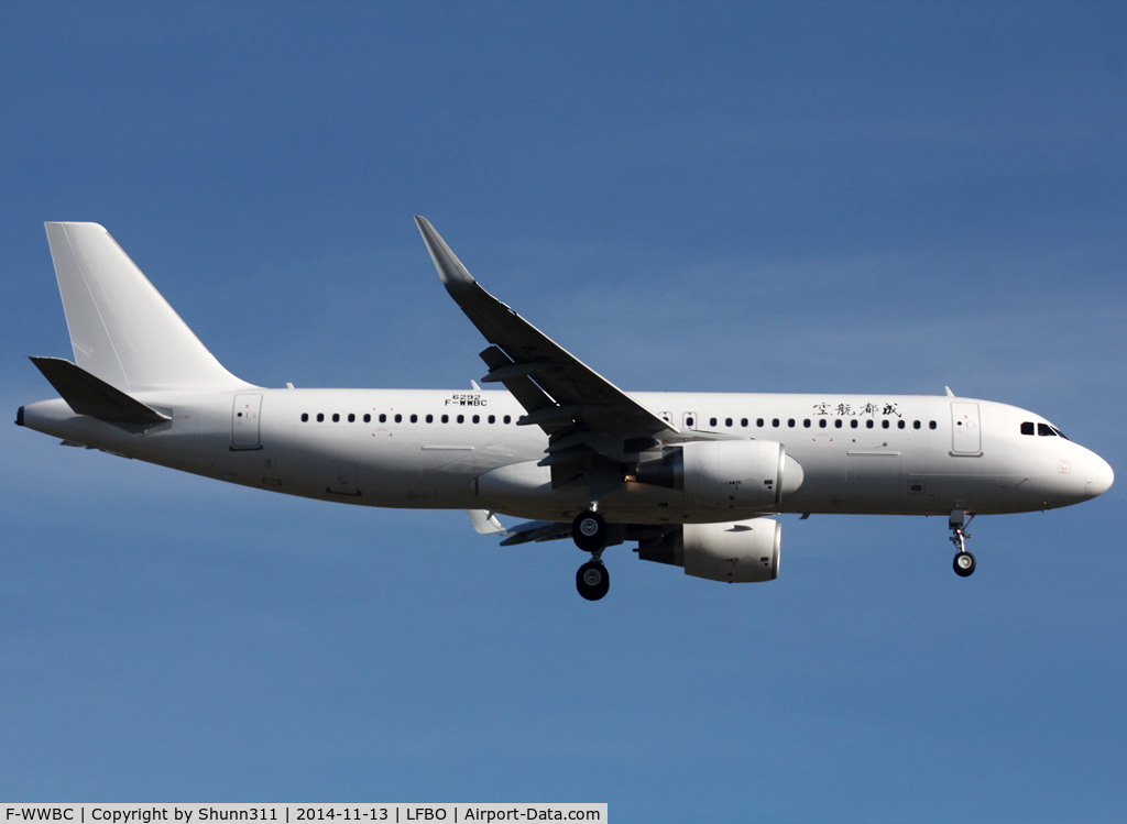 F-WWBC, 2014 Airbus A320-214 C/N 6292, C/n 6292 - To be B-1632