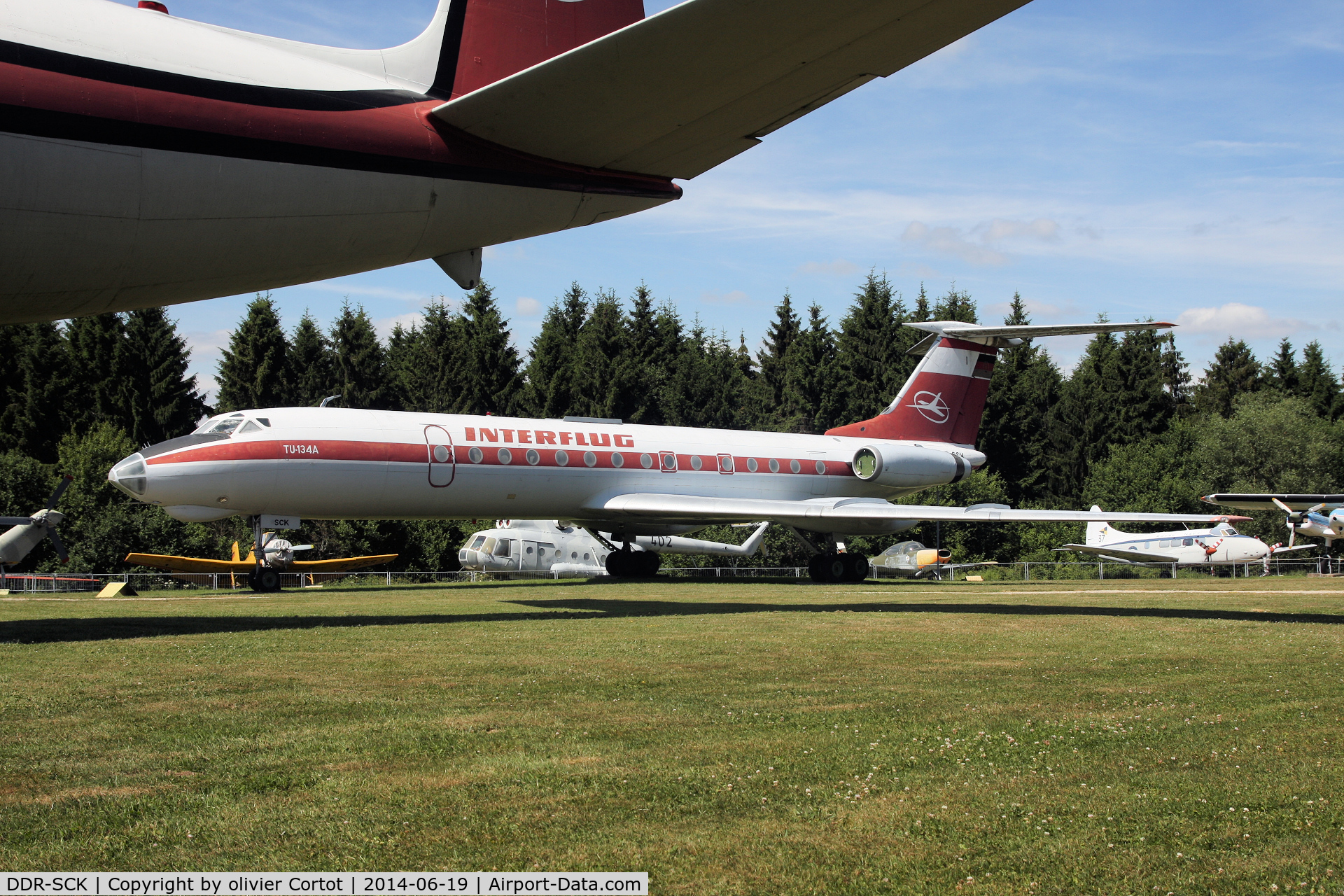 DDR-SCK, 1971 Tupolev TU-134AK C/N 1351304, Hemerskeil museum