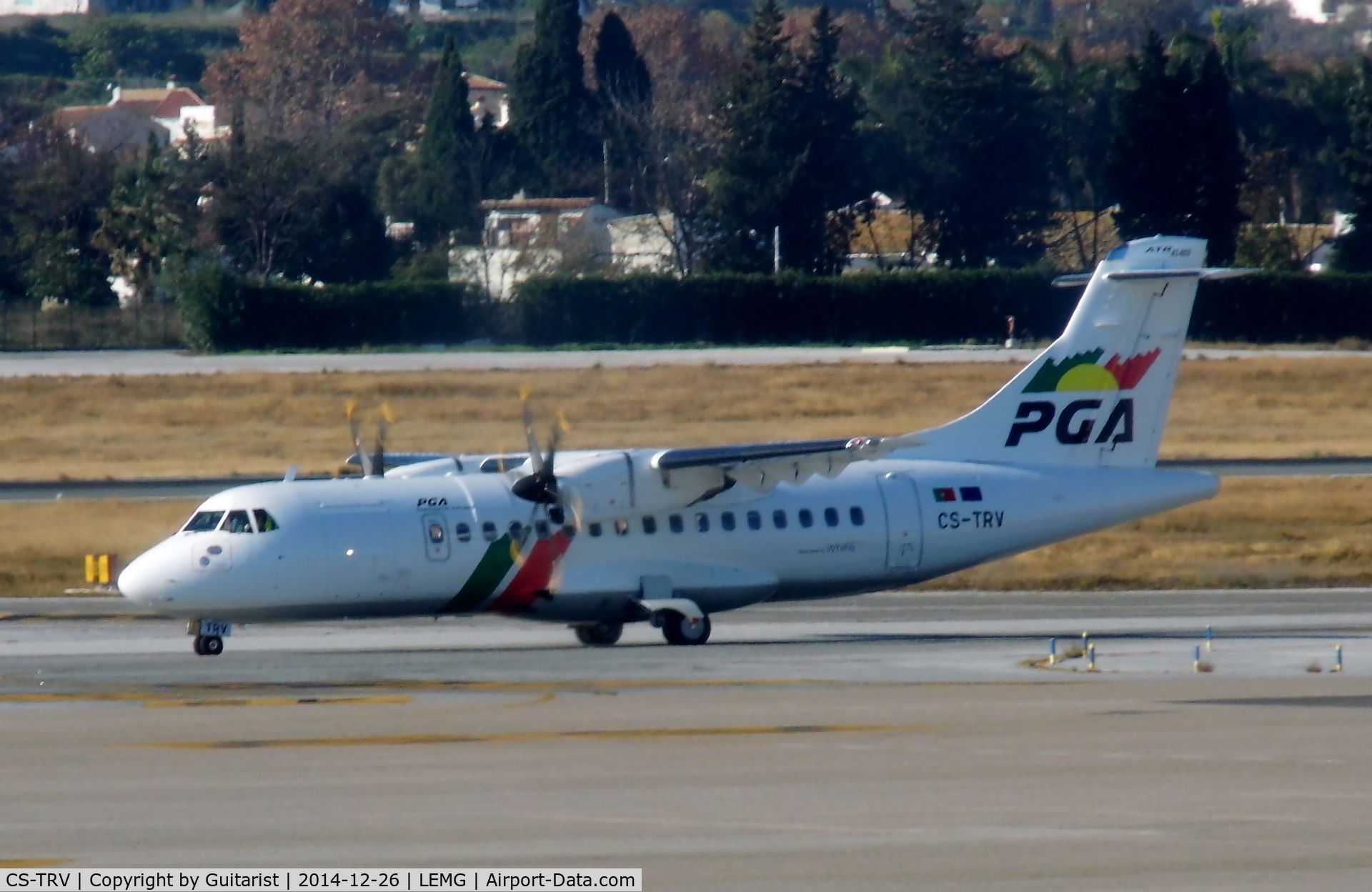 CS-TRV, 2014 ATR 42-600 C/N 1016, Departing Malaga