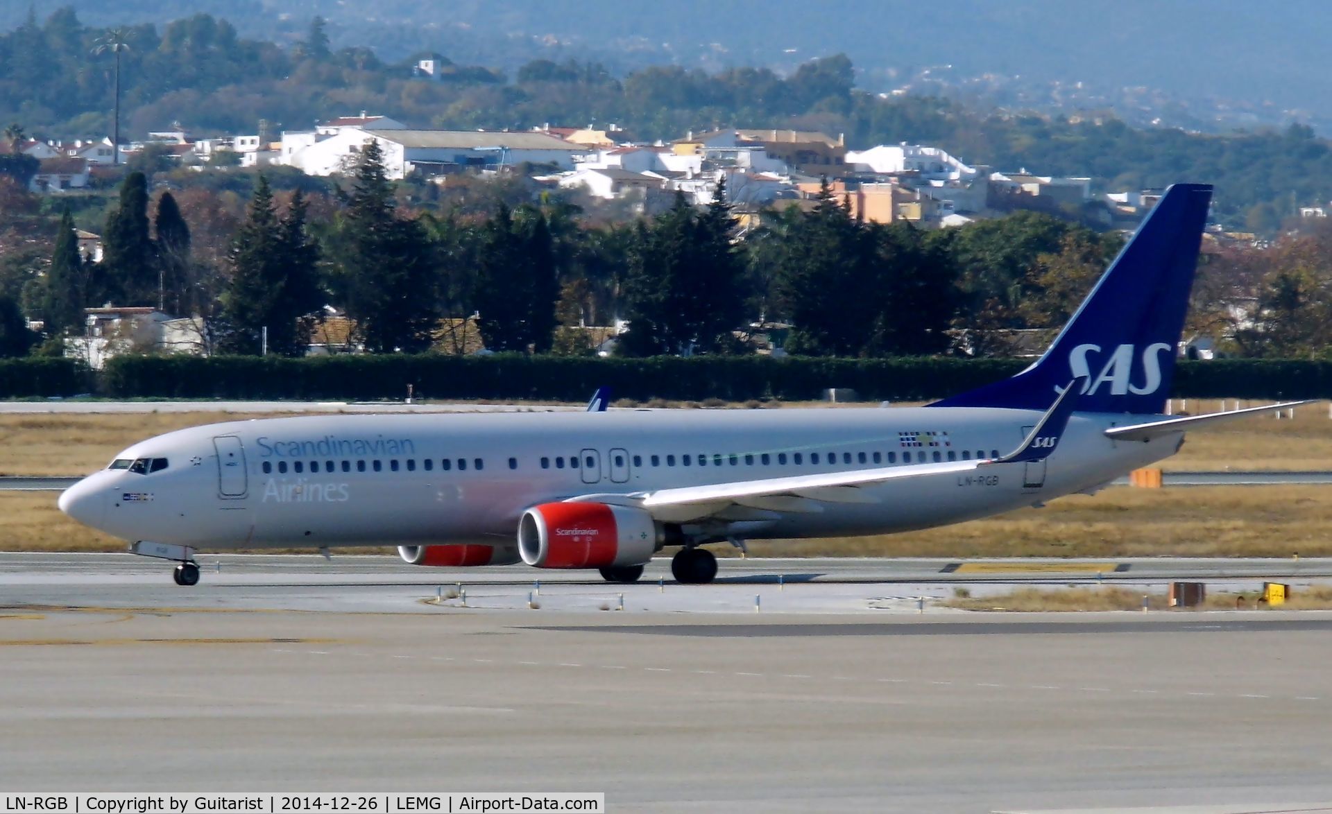 LN-RGB, 2012 Boeing 737-86N C/N 38034, Malaga departure