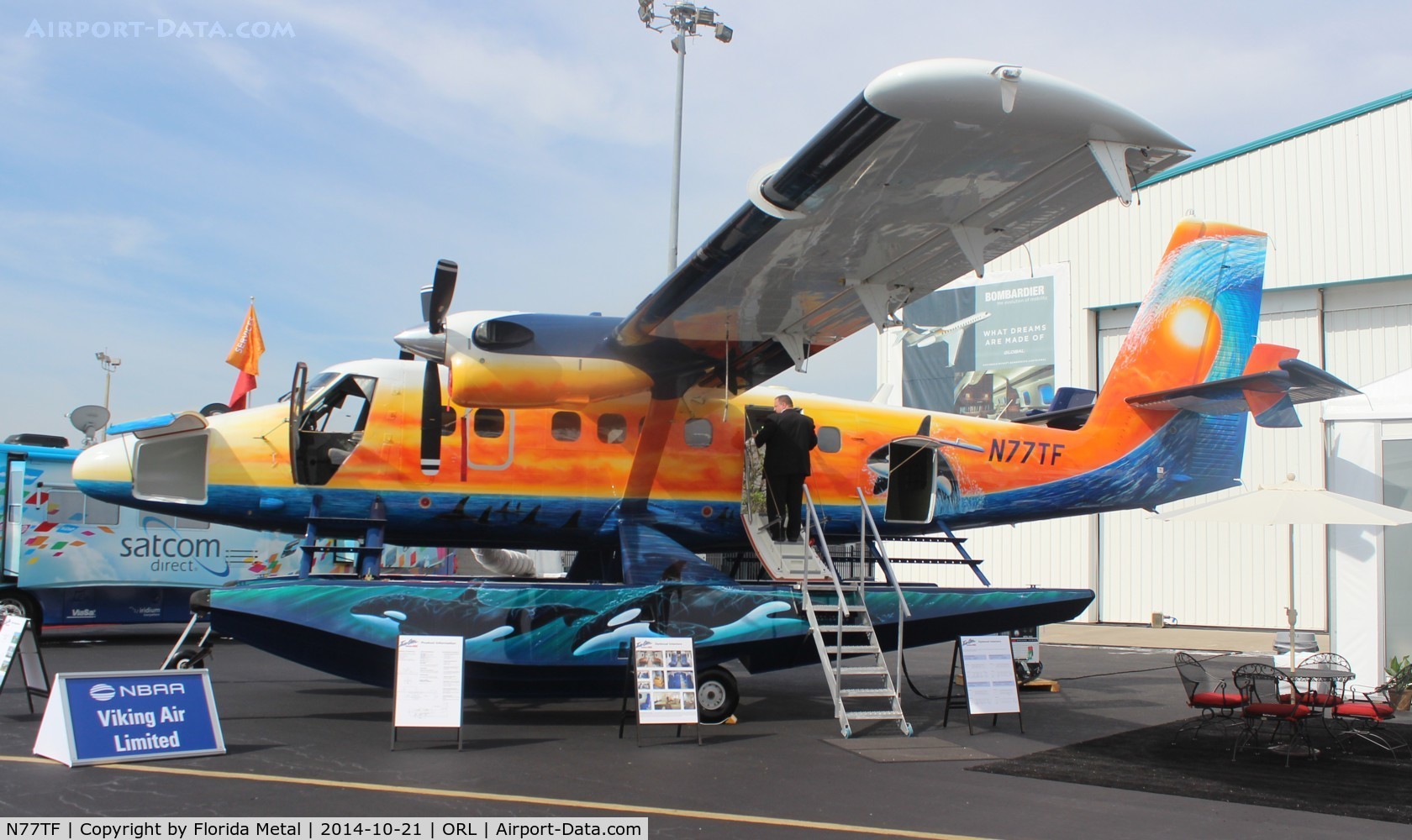N77TF, 2013 Viking DHC-6-400 Twin Otter C/N 870, Viking Twin Otter with cool paint