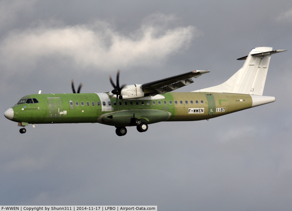 F-WWEN, 2014 ATR 72-600 C/N 1197, C/n 1197 - For Alliance Air