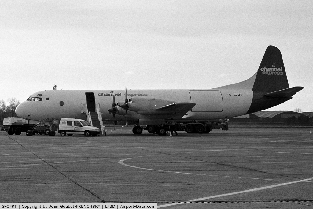 G-OFRT, 1959 Lockheed L-188C(F) Electra C/N 1075, Channel Express