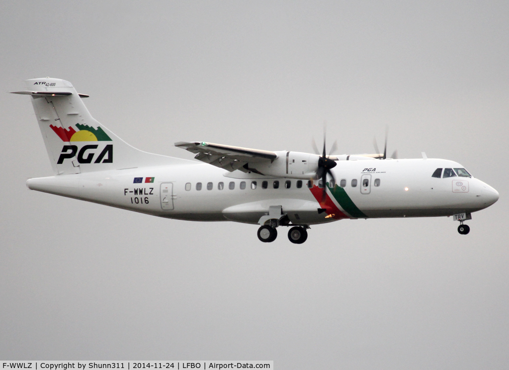 F-WWLZ, 2014 ATR 42-600 C/N 1016, C/n 1016 - To be CS-TRV