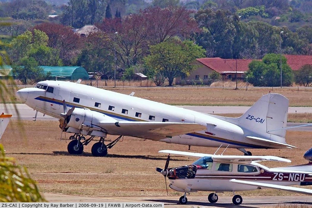 ZS-CAI, 1944 Douglas C-47A Skytrain (DC-3C-47A-25-DK) C/N 13541, DC-3C-47A-25-DK [13541] (Lush Aviation Cargo) Pretoria-Wonderboom~ZS 19/09/2006