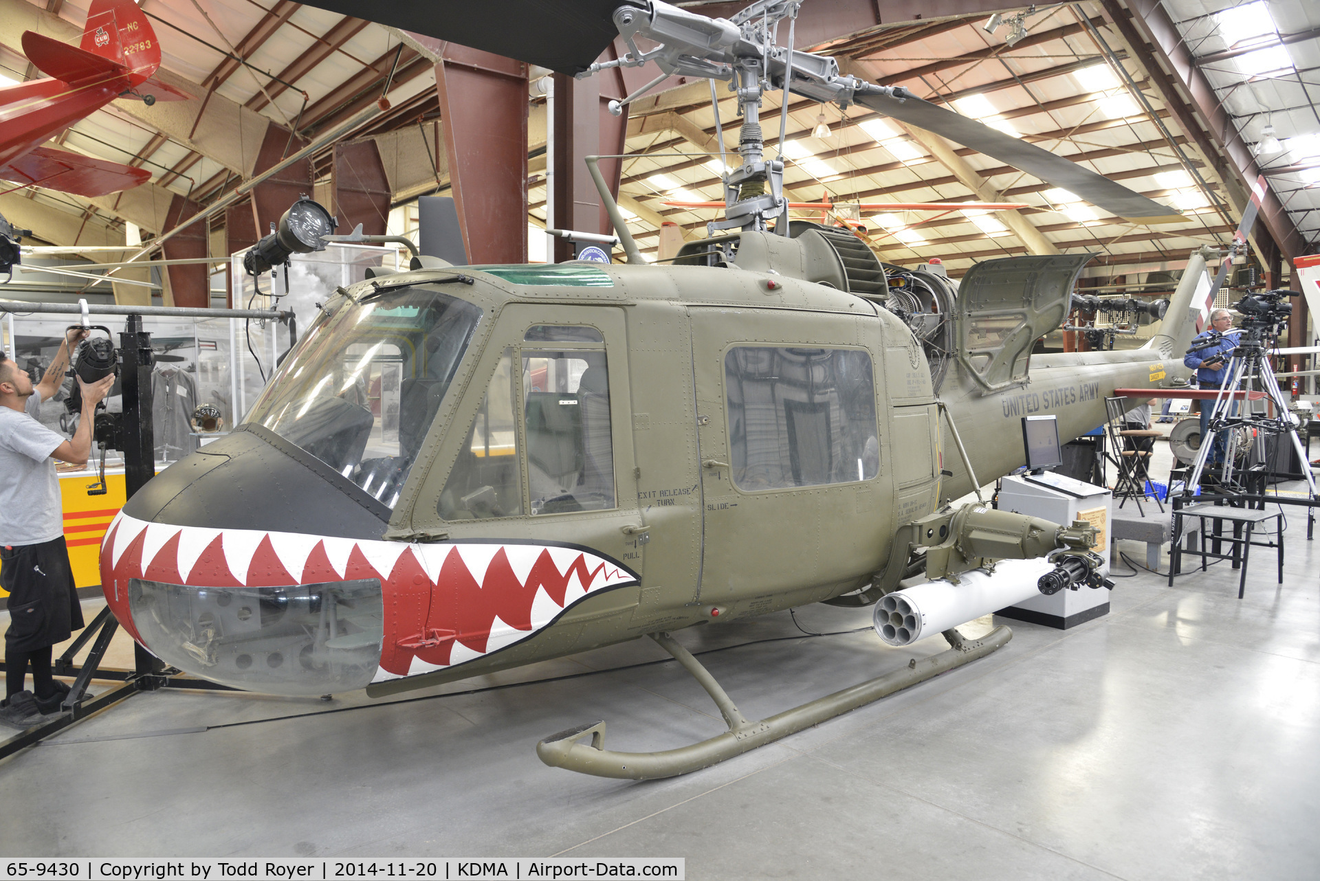 65-9430, Bell UH-1M Iroquois C/N 1330, On display at the Pima Air and Space Museum