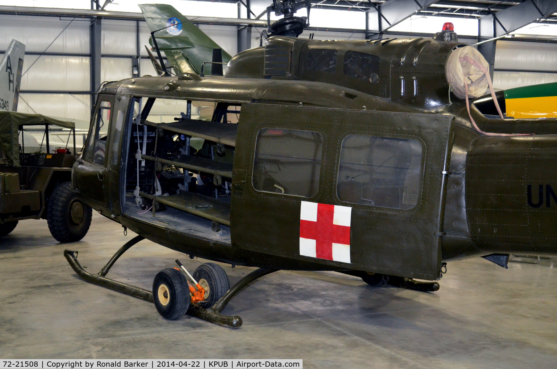 72-21508, 1972 Bell UH-1H Iroquois C/N 13207, Weisbrod Aviation Museum