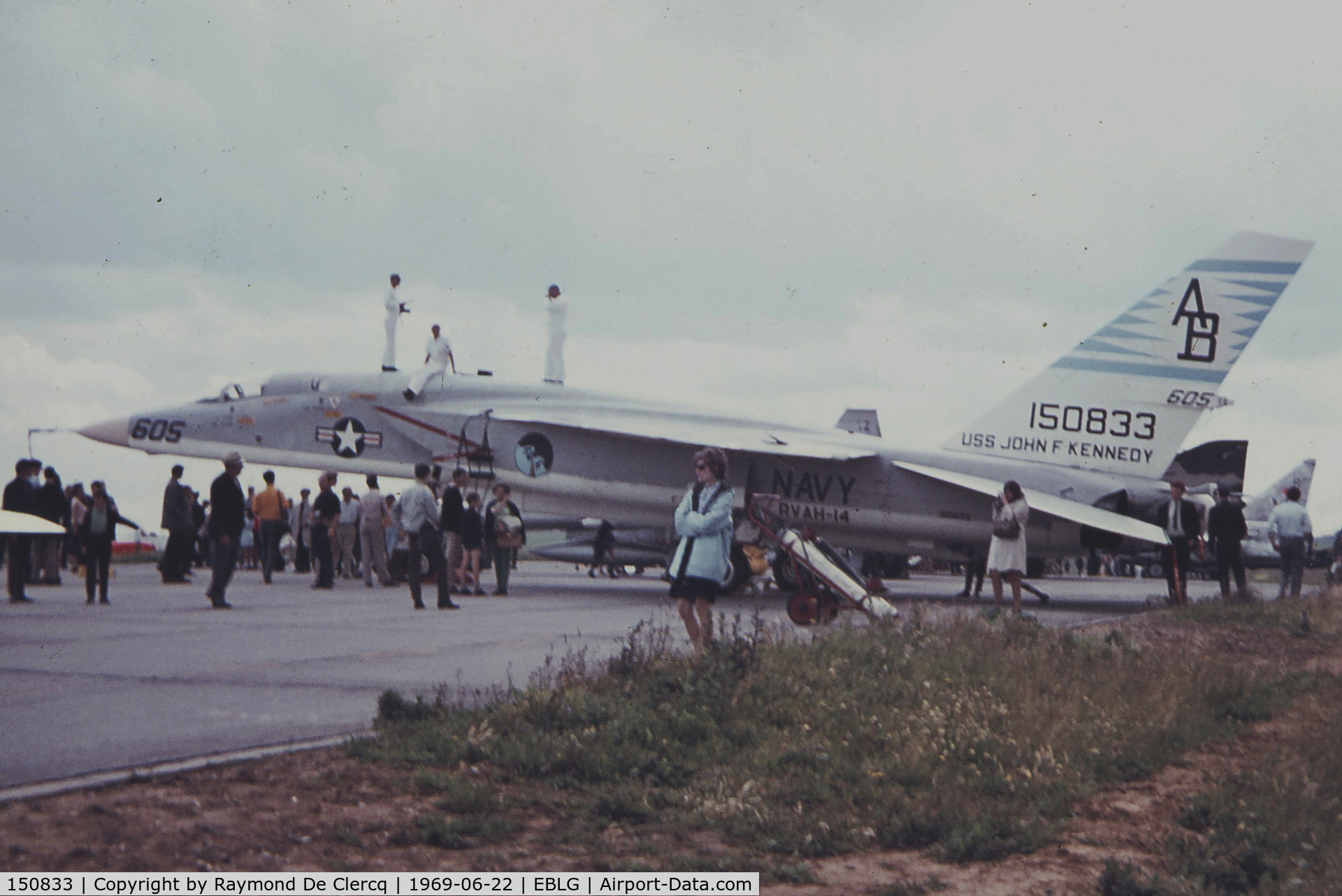 150833, North American RA-5C Vigilante C/N NA279-11, BAF Liège airshow 1969.