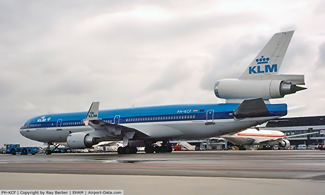 PH-KCF, 1994 McDonnell Douglas MD-11 C/N 48560, McDonnell Douglas MD-11 [48560] (KLM Royal Dutch Airlines) Amsterdam-Schiphol~PH 30/08/1996