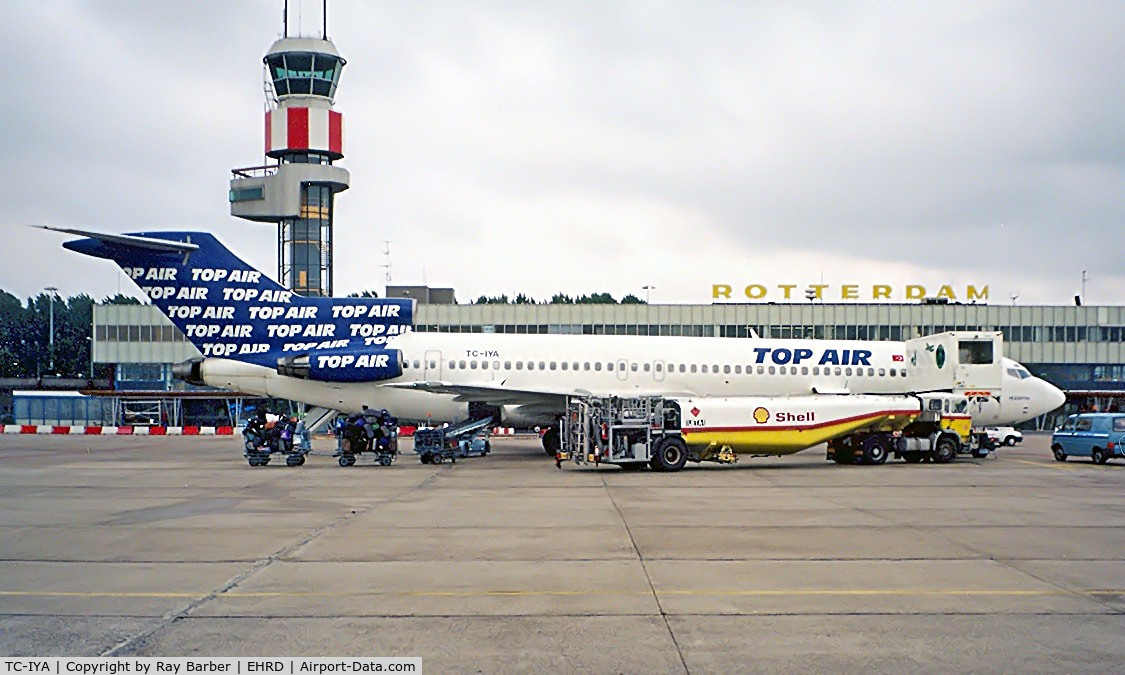 TC-IYA, 1982 Boeing 727-2F2 C/N 22999/1811, Boeing 727-2F2 [22999] (Top Air) Rotterdam~PH 30/08/1996