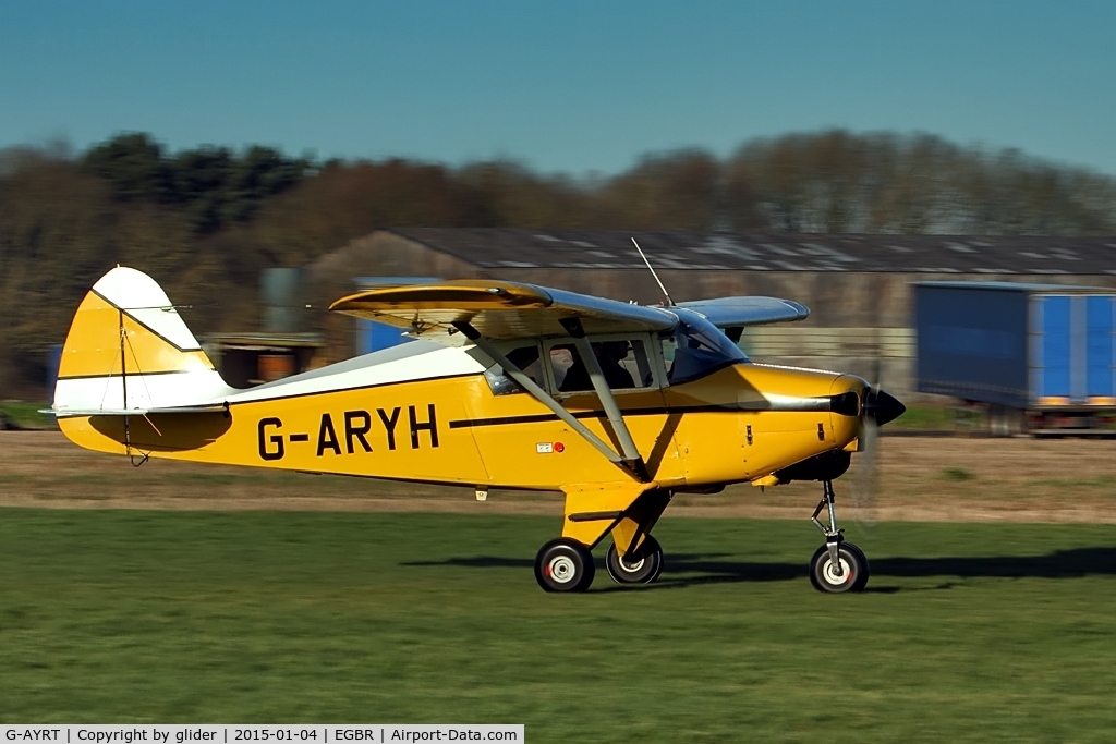G-AYRT, 1971 Reims F172K Skyhawk C/N 0777, Looking good in the winter sunshine