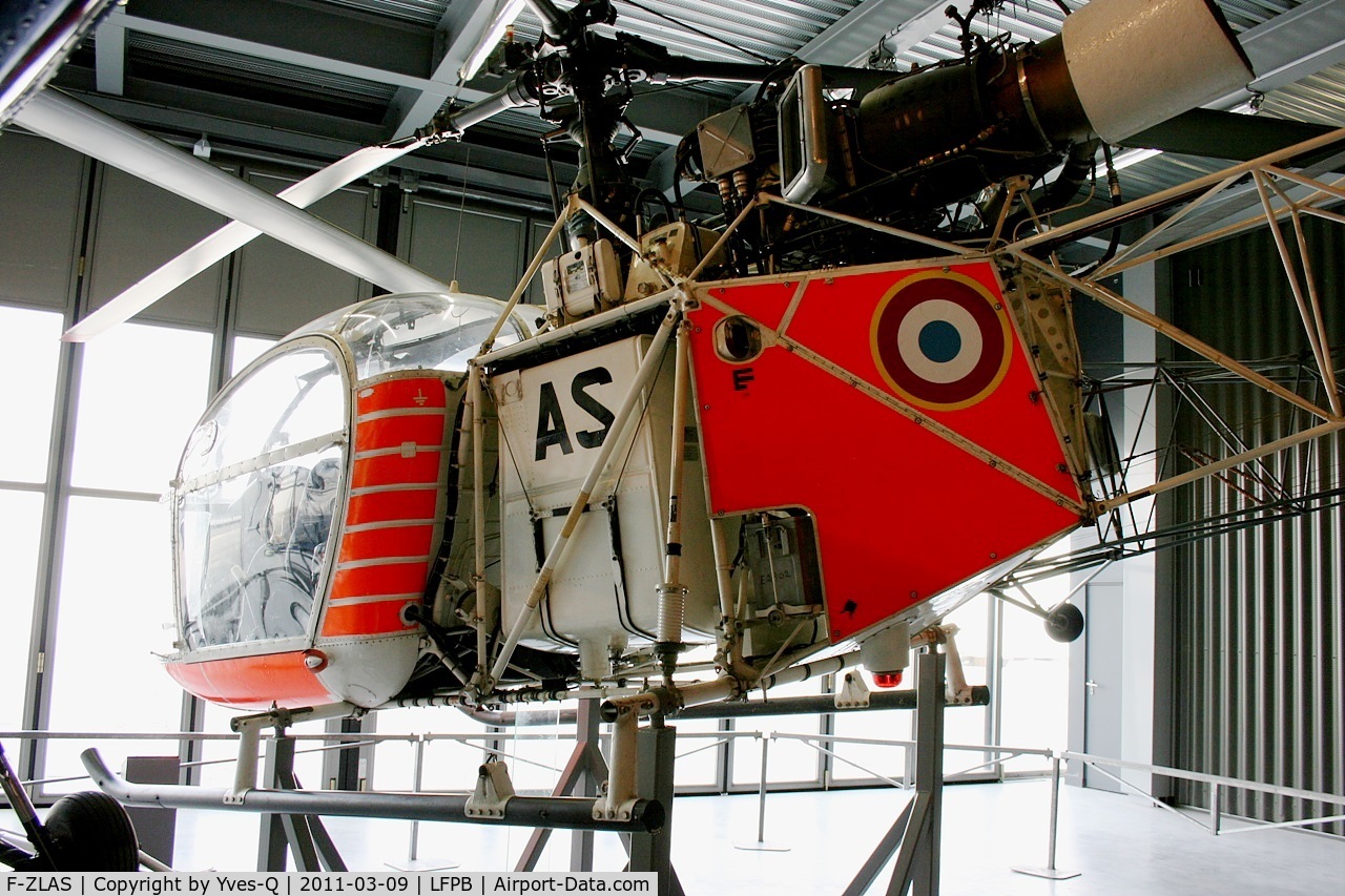 F-ZLAS, Sud SE-3130 Alouette II C/N 01, SNCASE SE 3130 Alouette II n°01, Air & Space Museum Paris-Le Bourget (LFPB)