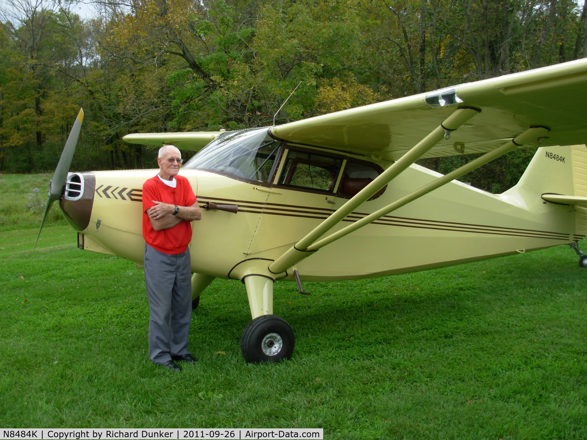N8484K, 1946 Universal Stinson 108-1 C/N 108-1484, Completed and sold to new owner.