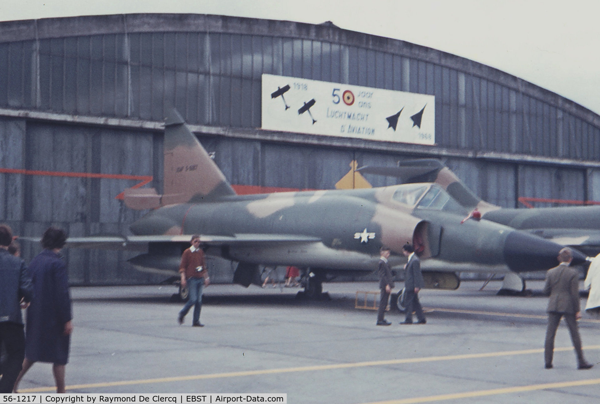 56-1217, 1956 Convair F-102A Delta Dagger C/N Not found 56-1217, BAF Brustem airshow in June 1968.