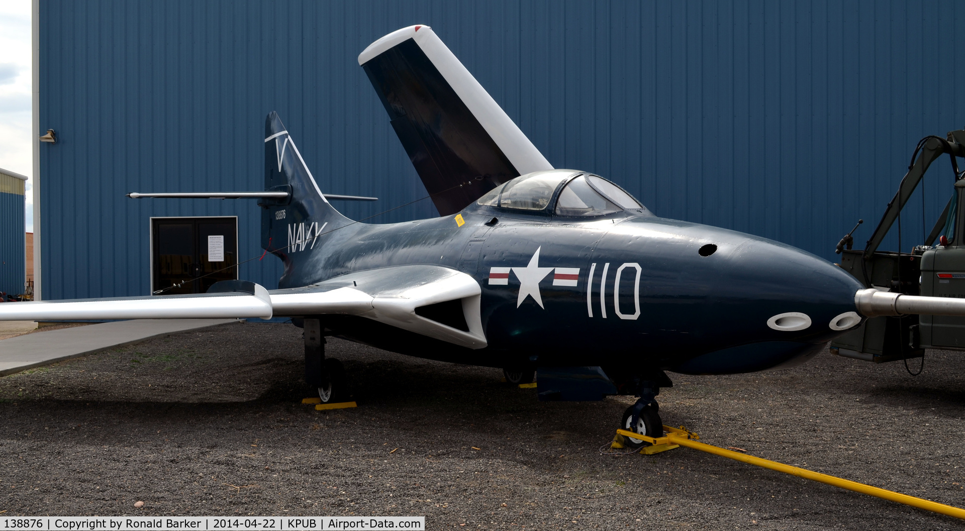 138876, Grumman F9F-6 Cougar C/N Not found 138876, Weisbrod Aircraft Museum