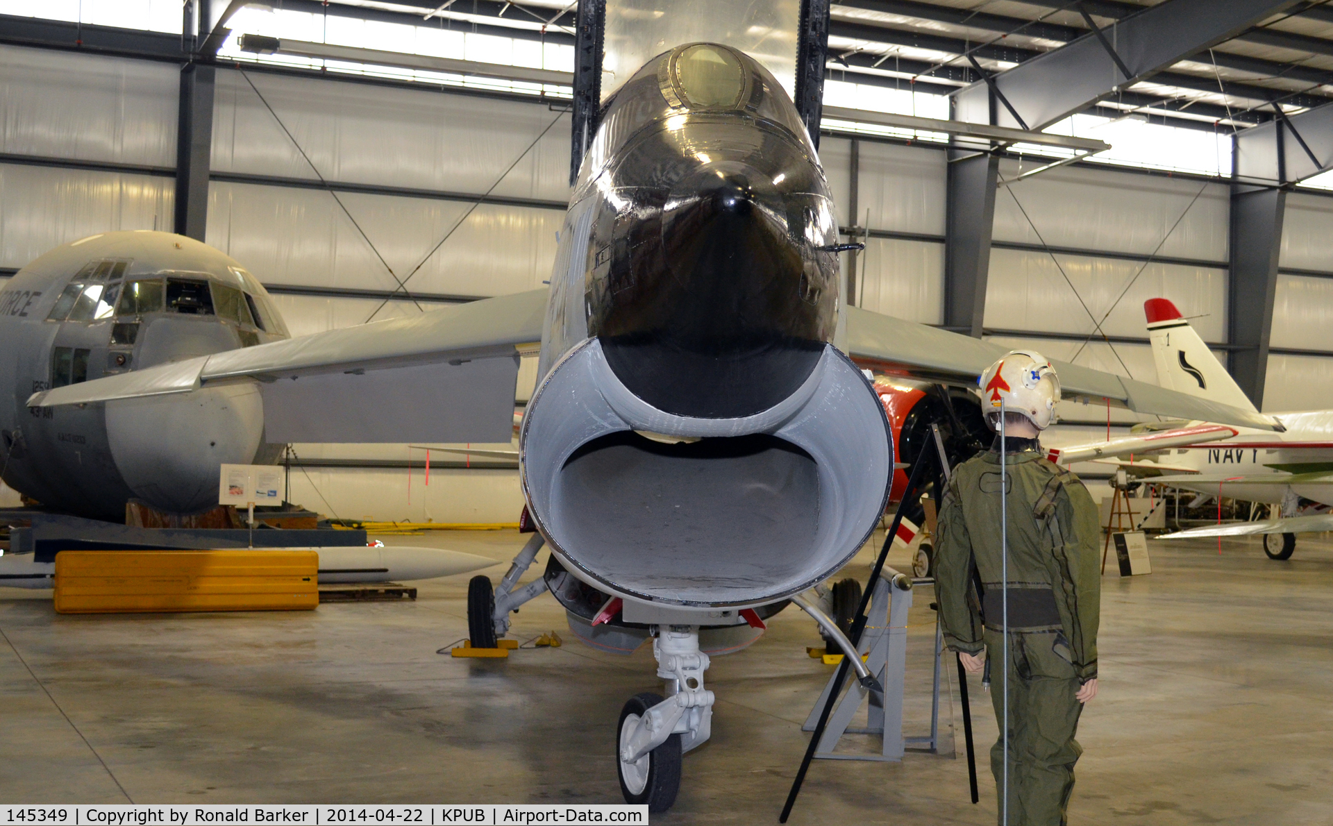 145349, Vought F-8A Crusader C/N Not found 145349, Weisbrod Aircraft Museum