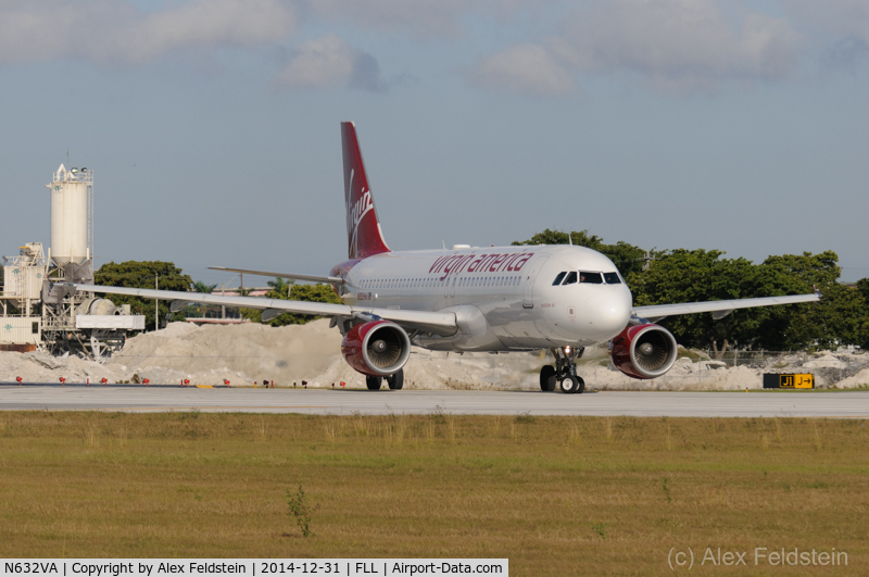 N632VA, 2007 Airbus A320-214 C/N 3155, Ft. Lauderdale