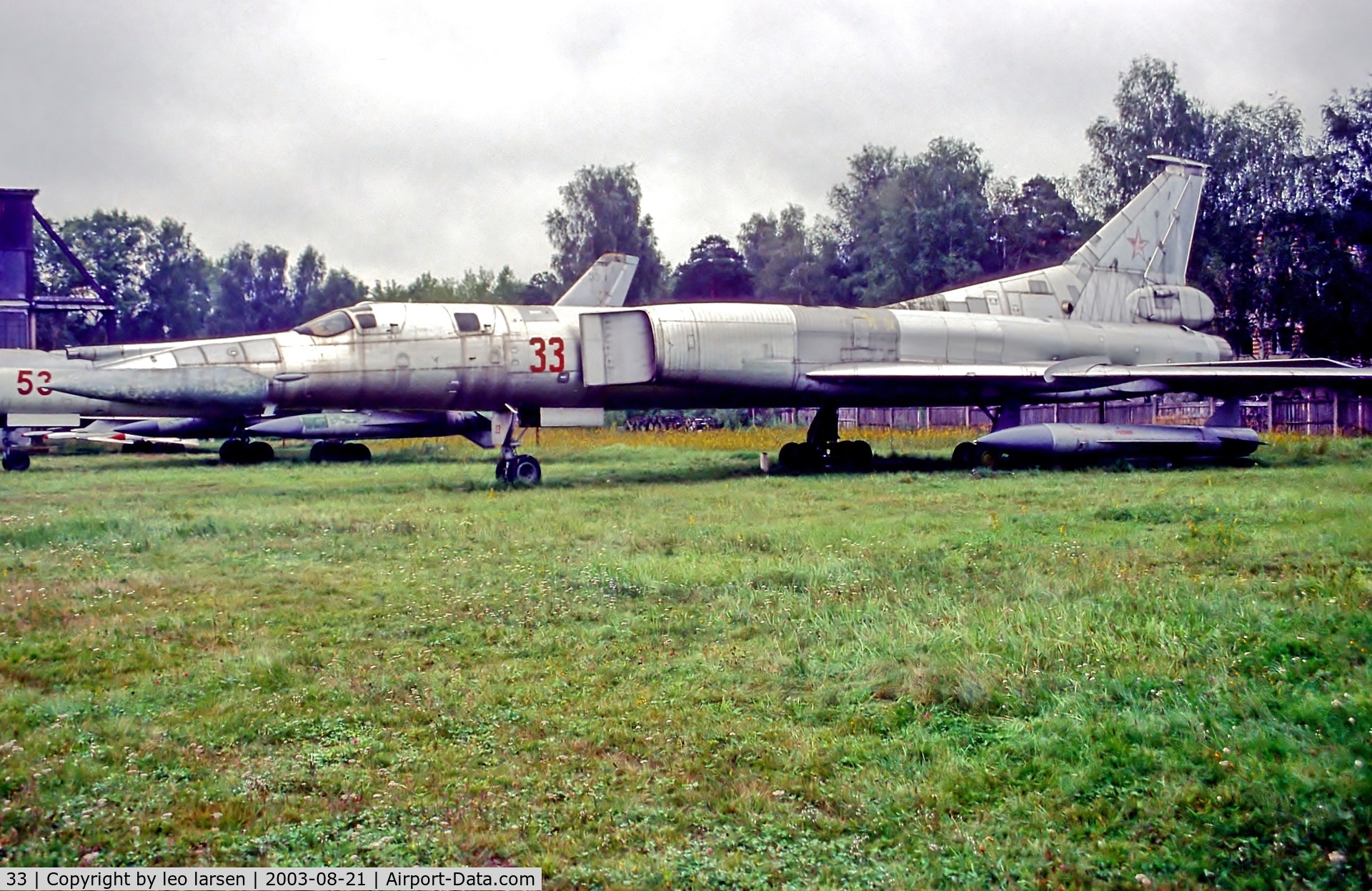33, 1970 Tupolev Tu-22M-0 C/N 5019029, Monino Moscow 21.8.03